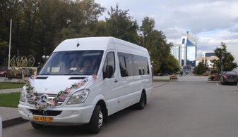 Транспорт для гостей Mercedes-Benz Sprinter Super № П5140, белый